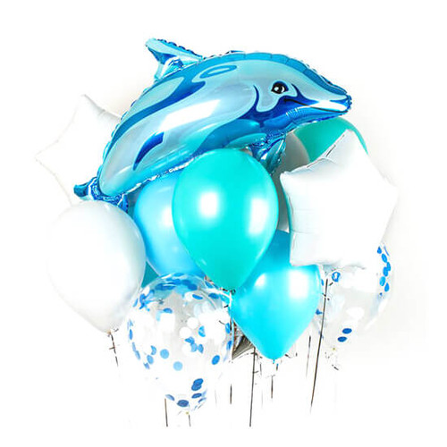 Воздушные шары 'Голубой Дельфин'