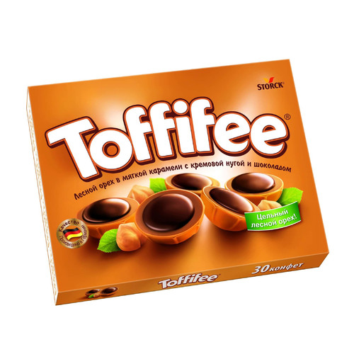 Toffifee конфеты орешки в карамели 125 г