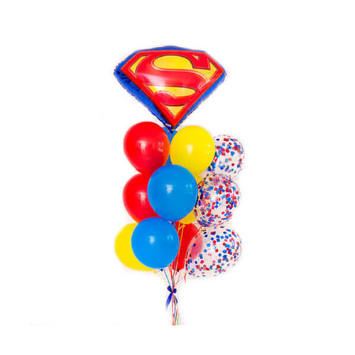 Воздушные шары 'Фонтан Супер Мэн'