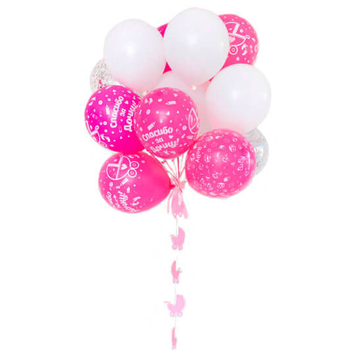 Воздушные шары 'Розовые грёзы'